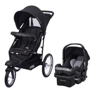 Baby Trend Journey Jogger Travel System with EZ-Lift Infant Car Seat, Stellar Black