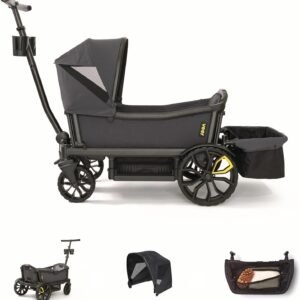 Veer Cruiser Essentials Bundle - Premium Stroller Wagon with Foldable Storage Basket