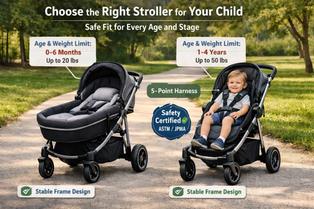 Choose the Right Stroller for Your Child