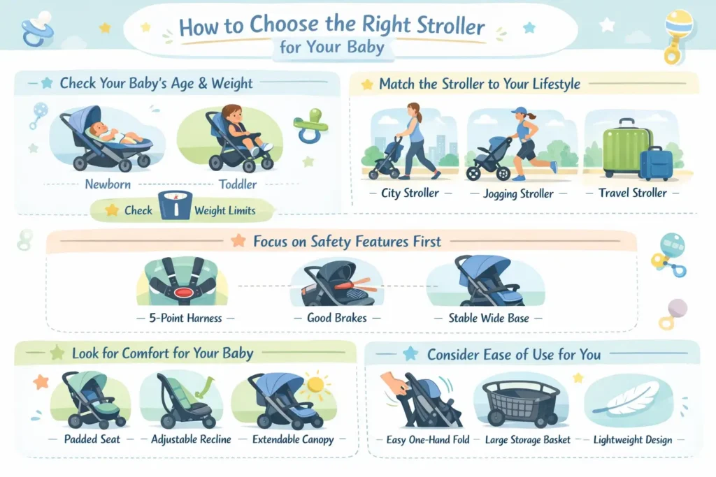 How to Pick the Right Stroller for Your Baby