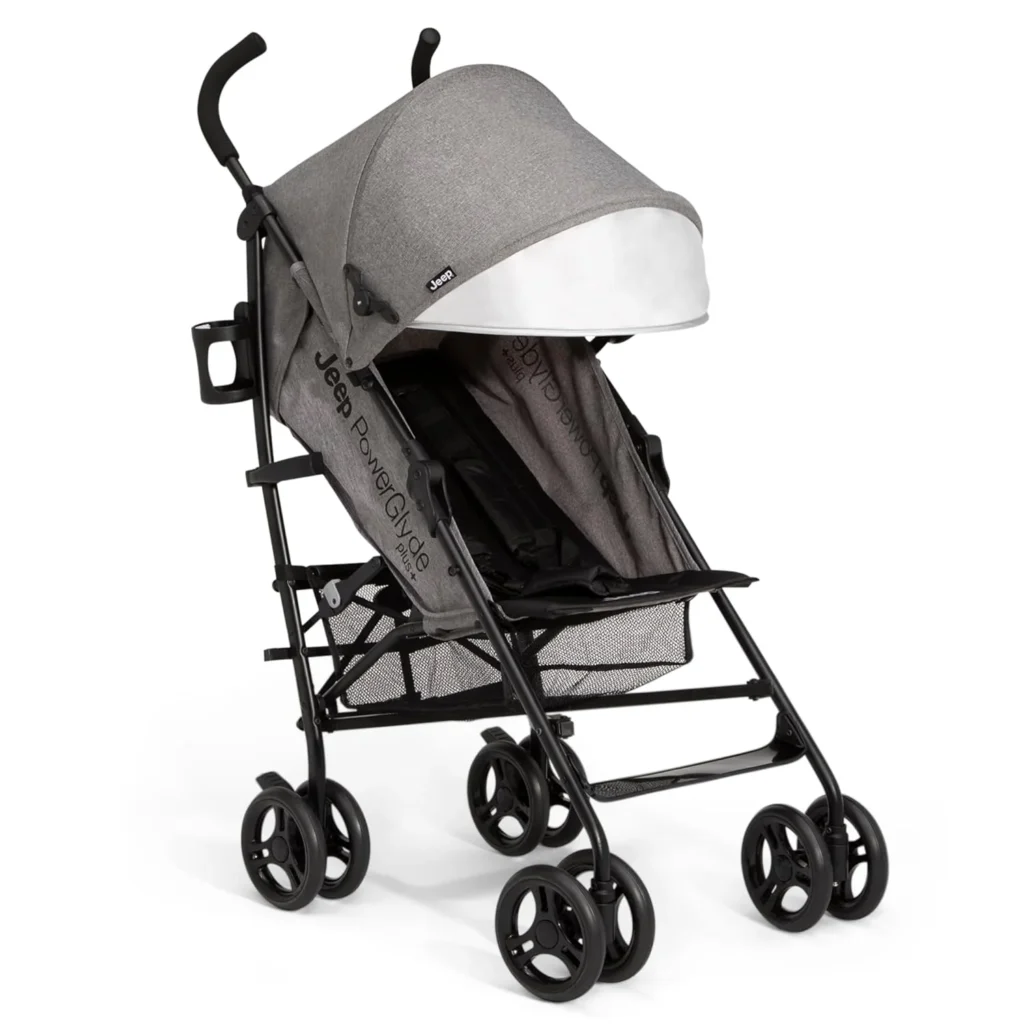 Jeep PowerGlyde Plus Stroller by Delta Children Lightweight Travel Stroller
