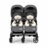 Baby Strolly Side-by-Side Double Stroller - Lightweight Foldable Tandem Pram